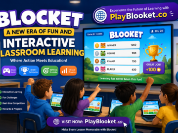 Blocket: How Interactive Classroom Games Are Transforming Modern Learning Experiences Students enjoying an interactive Blocket classroom learning game with educational quizzes and fun activities powered by PlayBlooket.co