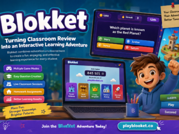 Blokket: Turning Classroom Review Into an Interactive Learning Adventure Students using Blokket, an interactive classroom review game that combines educational quizzes with engaging gameplay to improve learning and participation.