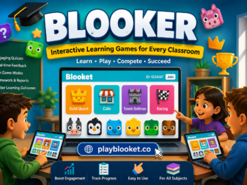 Blooker: How Interactive Learning Games Are Reshaping Modern Classrooms Students using Blooker interactive learning games in a modern classroom with educational quizzes and fun activities on playblooket.co