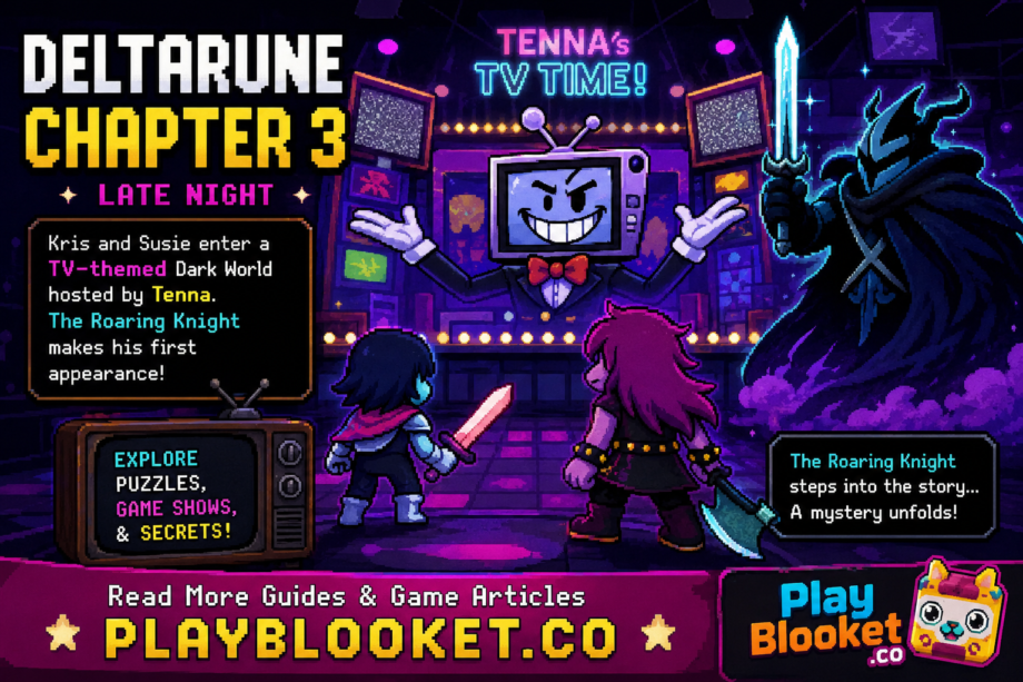 Deltarune Chapter 3: Secrets, Characters, and the TV World That Changes Everything Deltarune Chapter 3 TV-themed Dark World featuring Kris, Susie, Tenna, and the mysterious Roaring Knight