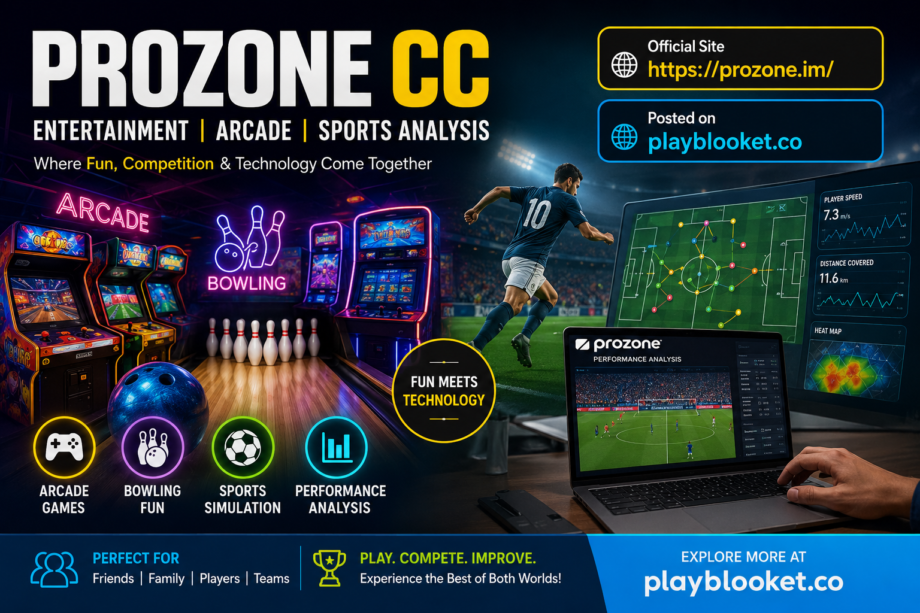 Prozone CC: Where Arcade Entertainment Meets the Modern Sports Experience Prozone CC arcade games bowling and sports performance analysis