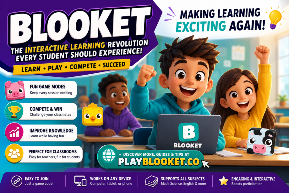 Bloocket: The Interactive Learning Revolution Every Student Should Experience Students playing Bloocket interactive classroom review game with educational quizzes, game modes, and learning activities on PlayBlooket.co