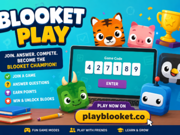 Blooket Play: The Smart Way to Turn Every Quiz into a Fun Competition Students joining a Blooket Play live quiz game on playblooket.co to answer questions, compete with friends, and unlock collectible Blooks in an interactive learning challenge.