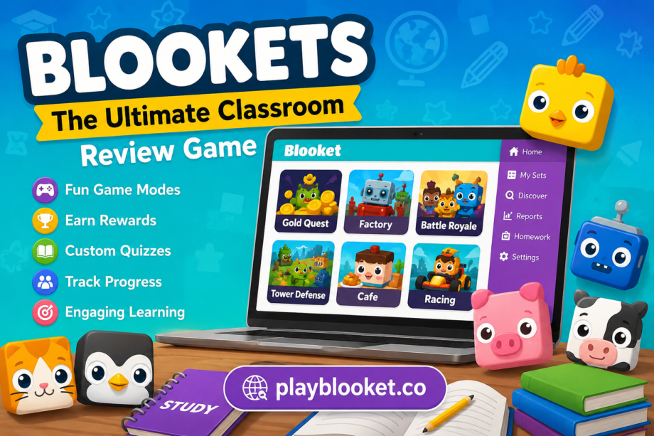 Blookets: Transforming Classroom Review into an Interactive Learning Adventure Blookets interactive classroom review game featuring fun educational quizzes, engaging game modes, and playblooket.co for modern student learning