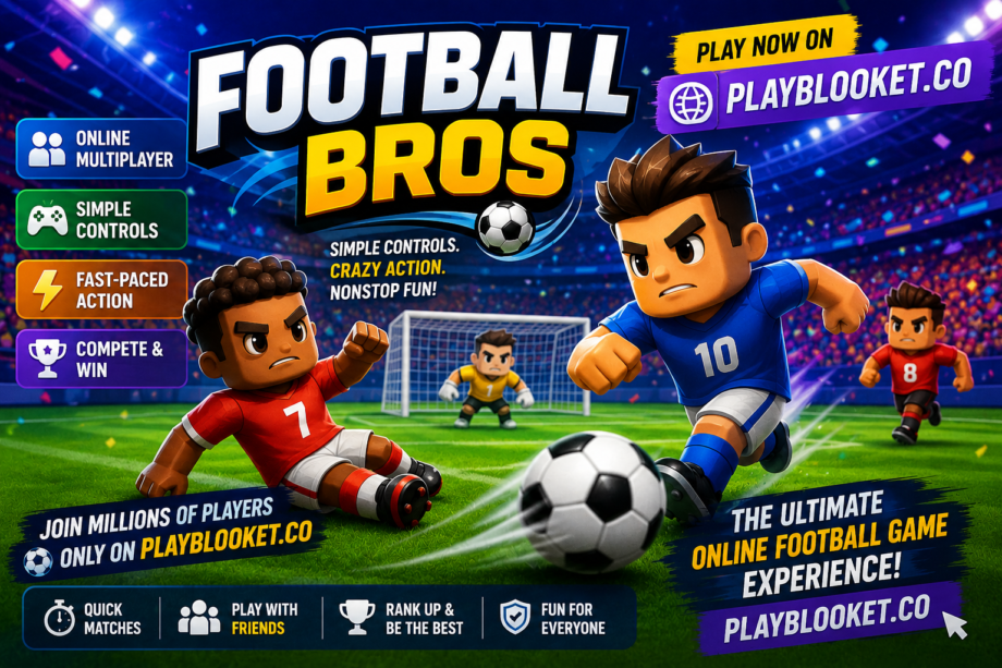 Football Bros Unleashed: The Ultimate Guide to Fast-Paced Online Football Fun Football Bros gameplay featuring fast-paced online multiplayer football action with arcade-style players on PlayBlooket.co