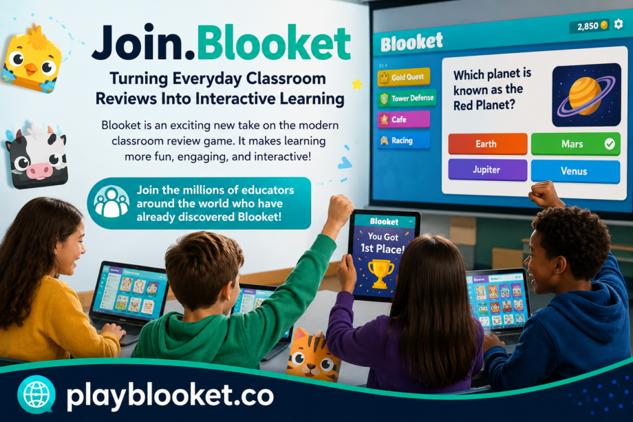 Join.Blooket interactive classroom review game for students and teachers