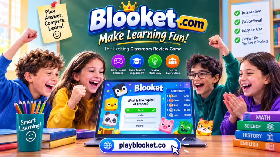 Blooket .com: Bringing Energy and Interaction Into Classroom Learning Blooket.com interactive classroom review game for students and teachers
