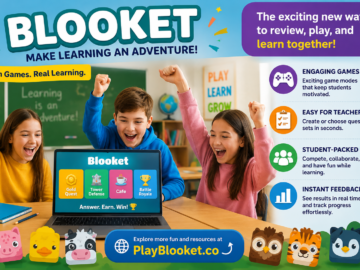 Bloo and the Rise of Interactive Learning: How Blooket Makes Classroom Review More Engaging Blooket interactive learning game helping students enjoy engaging classroom review activities