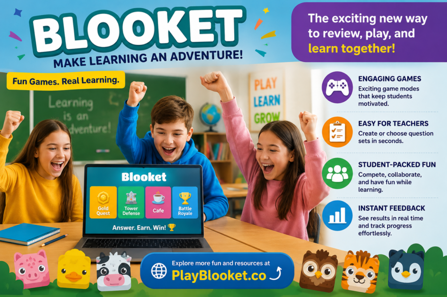 Bloo and the Rise of Interactive Learning: How Blooket Makes Classroom Review More Engaging Blooket interactive learning game helping students enjoy engaging classroom review activities