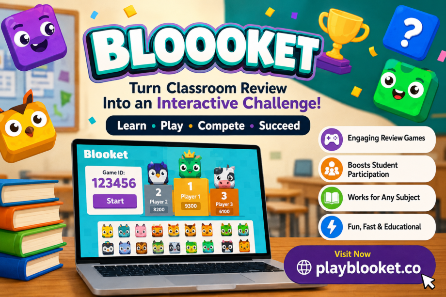 Bloooket interactive classroom review game for students and teachers