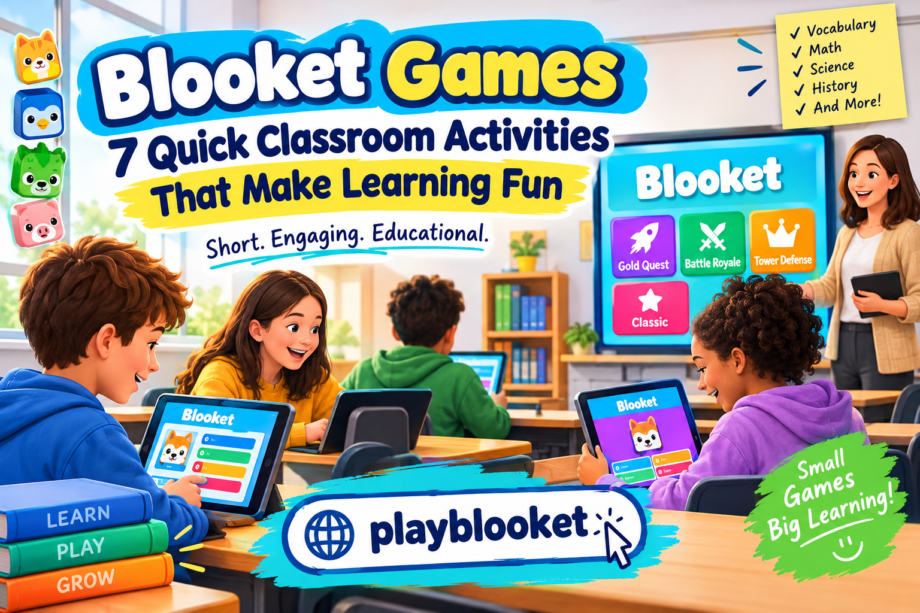 Blooket games for fun and engaging classroom learning activities