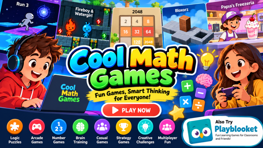 Cool Math Games: 15 Amazing Ways to Have Fun and Sharpen Your Brain Cool Math Games featuring fun logic puzzles, arcade games, number challenges, and brain training for everyone