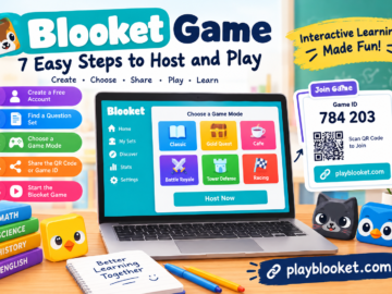 How to host a Blooket game using a Game ID and QR code