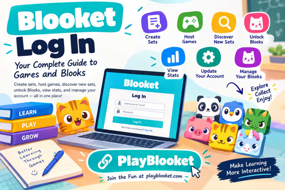Blooket Log In: 5 Easy Steps to Access Your Account Blooket log in guide with PlayBlooket for games and Blooks