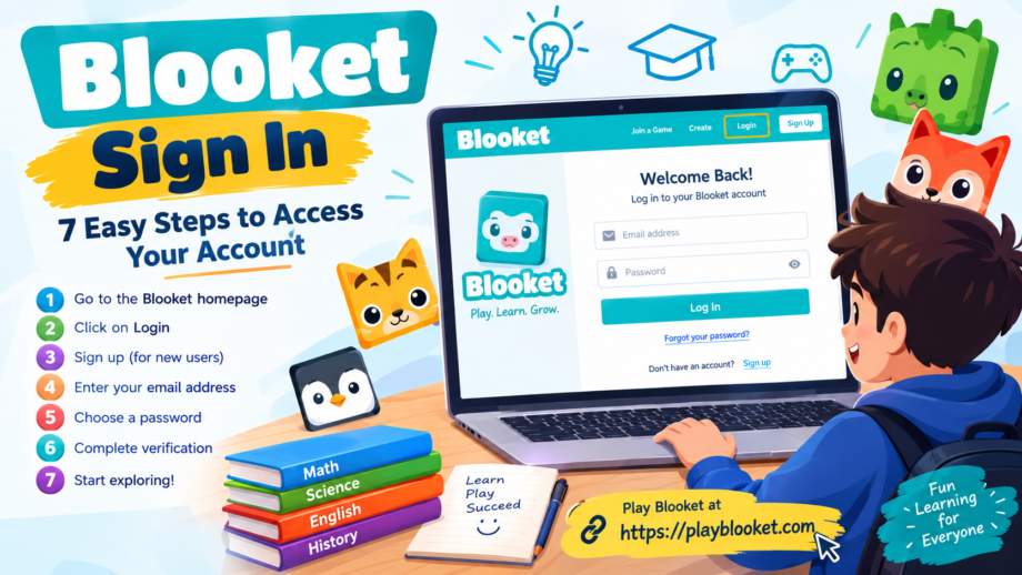 Blooket Sign In: 7 Easy Steps to Access Your Account and Start Learning Blooket sign in guide showing 7 easy steps to access your account