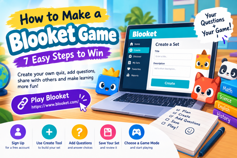 How to Make a Blooket Game: 7 Easy Steps to Create Your Own Quiz How to make a Blooket game using the Create tool
