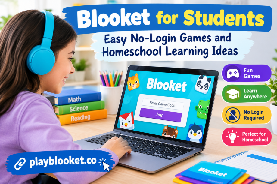Students enjoying PlayBlooket online games and interactive learning activities