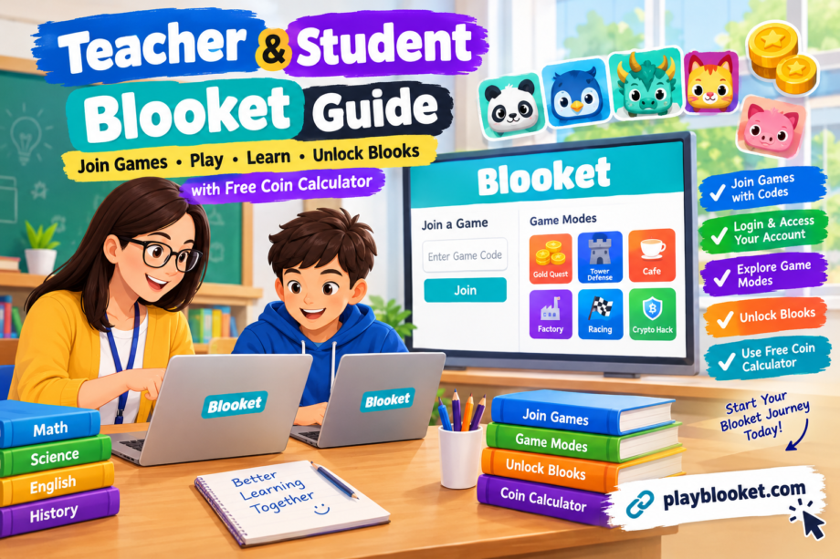 Teacher student Blooket guide to join games, explore modes, and unlock Blooks